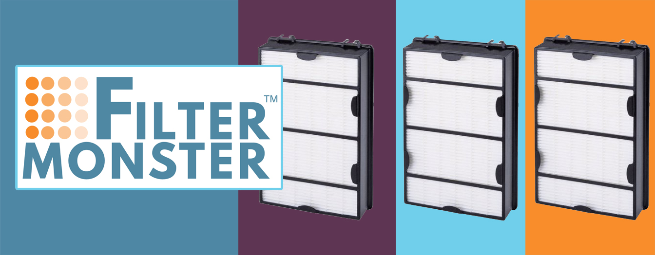 Filter Monster HAPF600 True HEPA 2 Pack Air Purifier Replacement