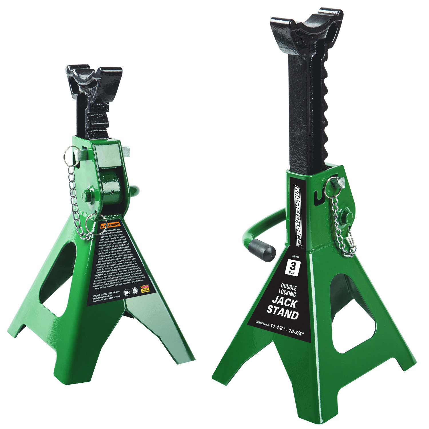 Masterforce™ 3-Ton Jack Stands - 2 Pack at Menards®