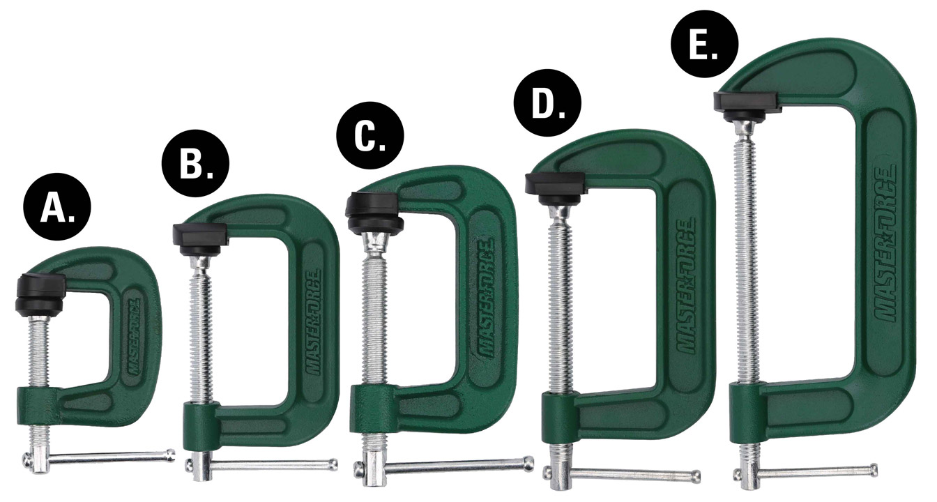 C clamps menards discount