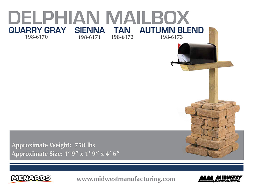 Delphian Mailbox at Menards®