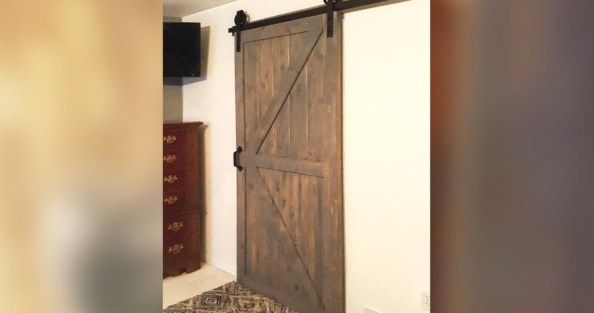 Barn Door Bathroom Project by Shanon at Menards®
