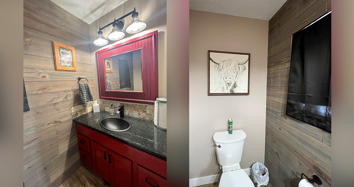 Bathroom Mirror & Remodel Project by Toni at Menards®