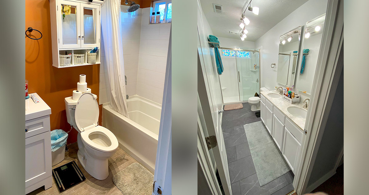 Bathroom Remodel & Fix Project by Wesley at Menards®