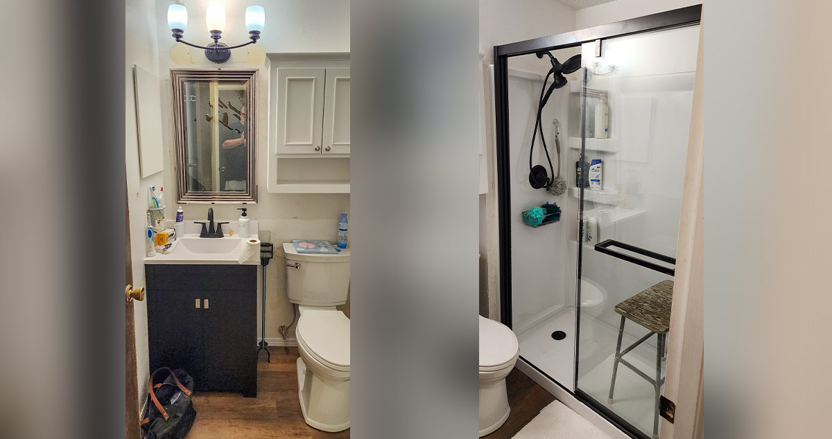 Bathroom Removal & Replacement Project by Glenn at Menards®