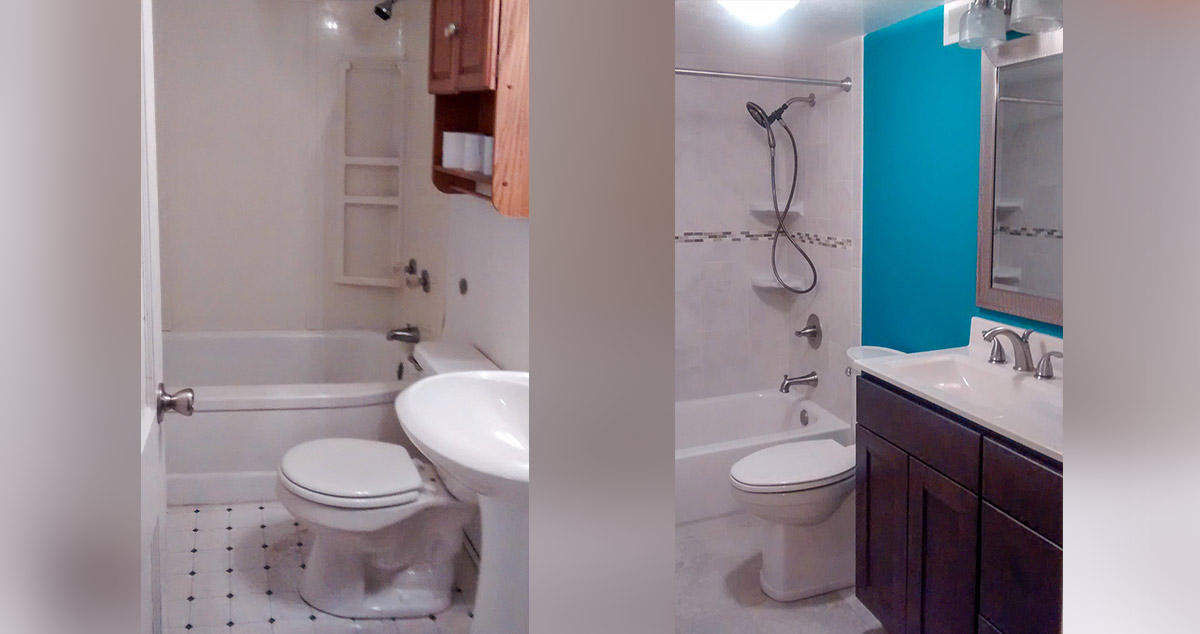 Bathroom Tear Out & Remodel - Project by Deborah at Menards®