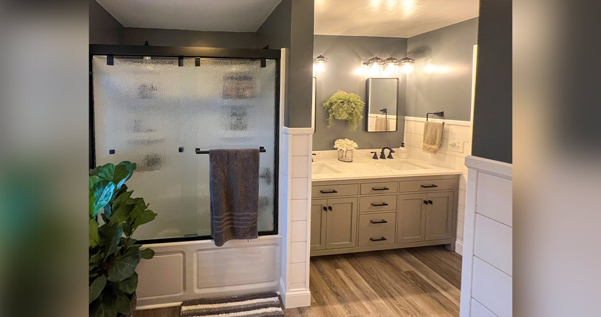 Complete Bathroom Renovation Project by John at Menards®