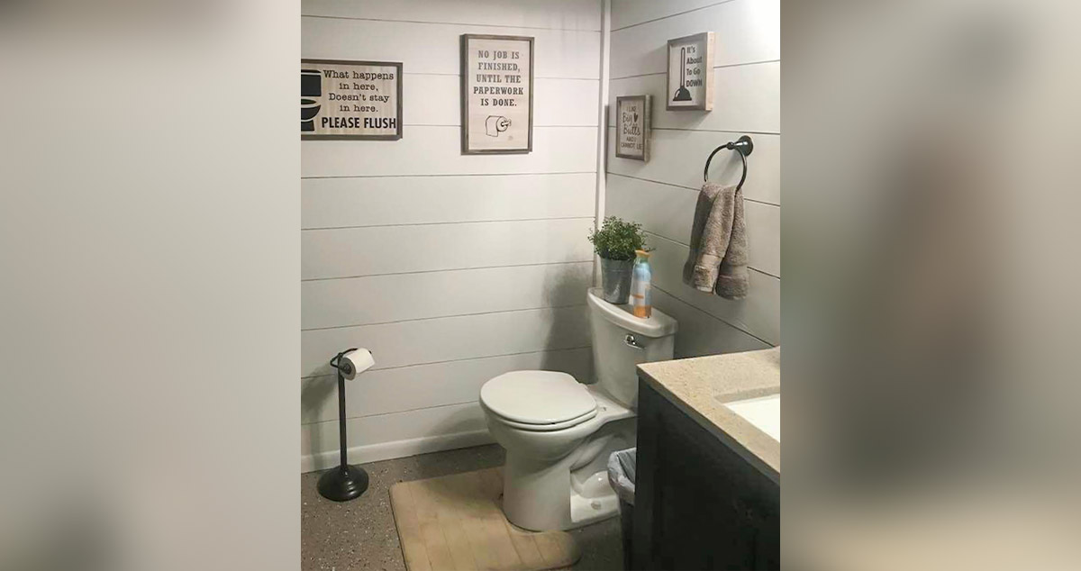 Functional Basement Bathroom - Project by Lynnae at Menards®