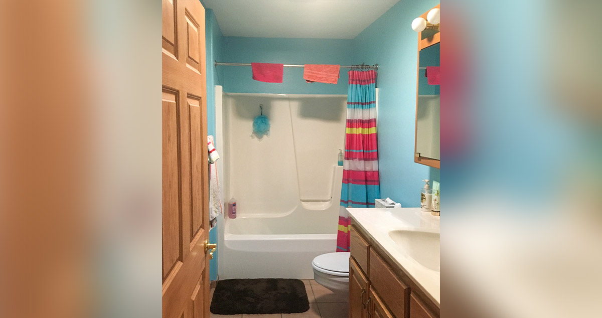 Guest Bathroom Repaint Project by Meghann at Menards®