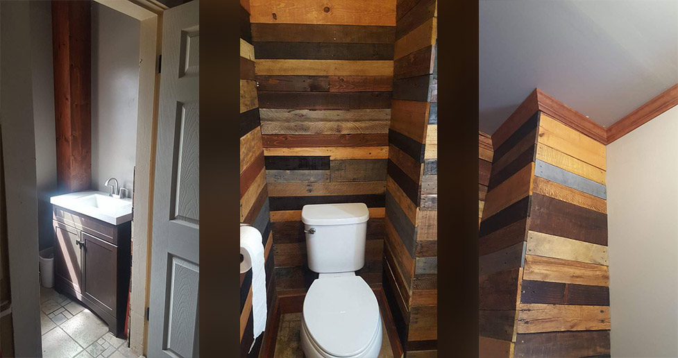 Half Bathroom Paneling Project by Brandon at Menards®