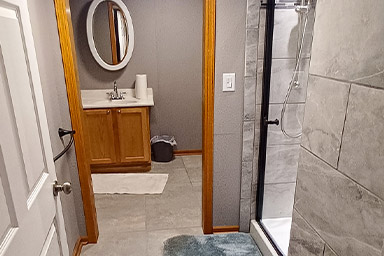 Bathroom Remodel with Laundry Chute - Project by Jennifer at Menards®