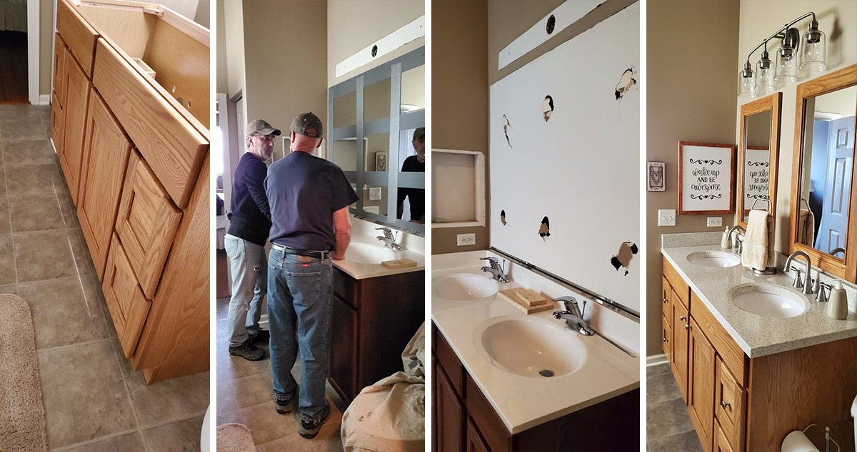 Master Bath Renovation Project by Kelly at Menards®