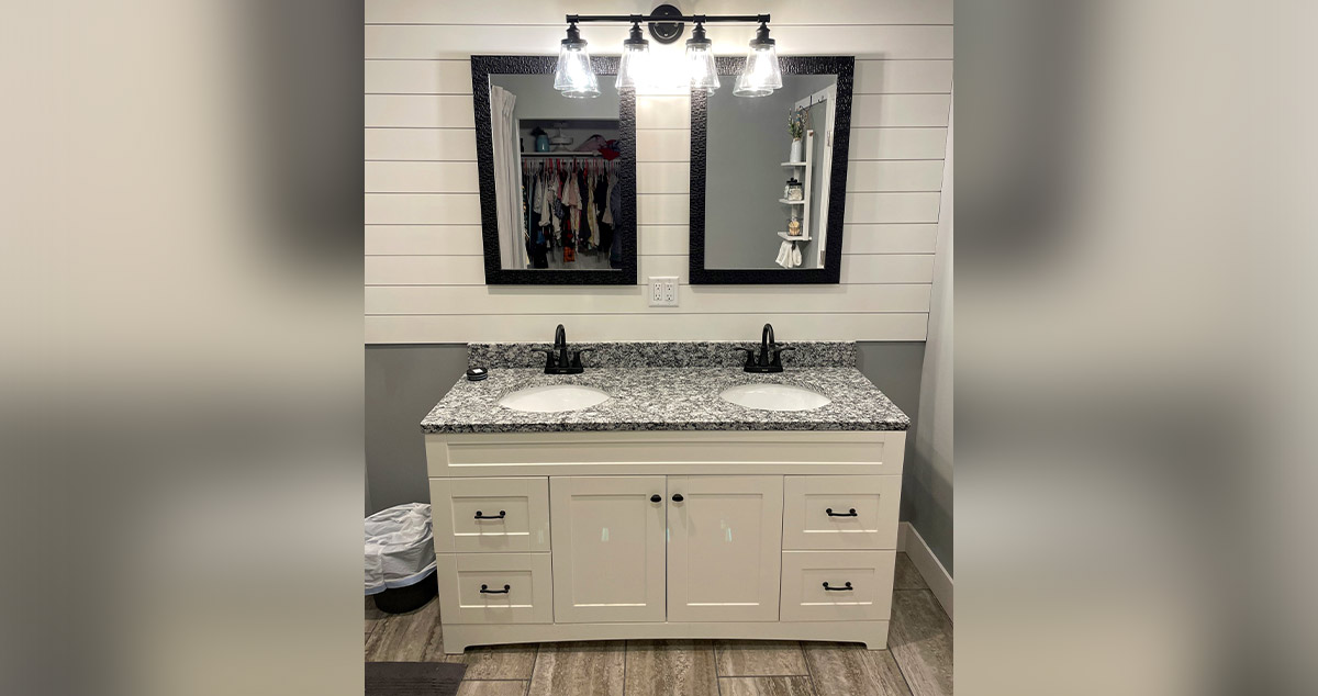 Master Bath Vanity Remodel Project by Steve at Menards®