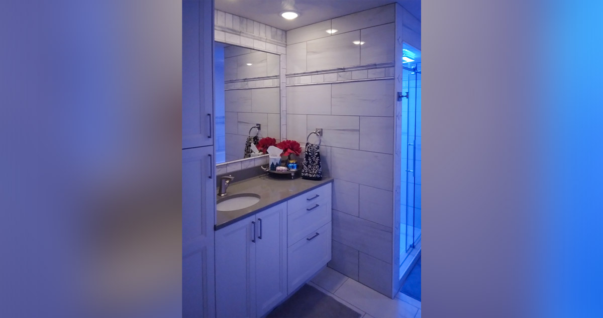 Master Bath with Accent Lighting Project by Michael at Menards®