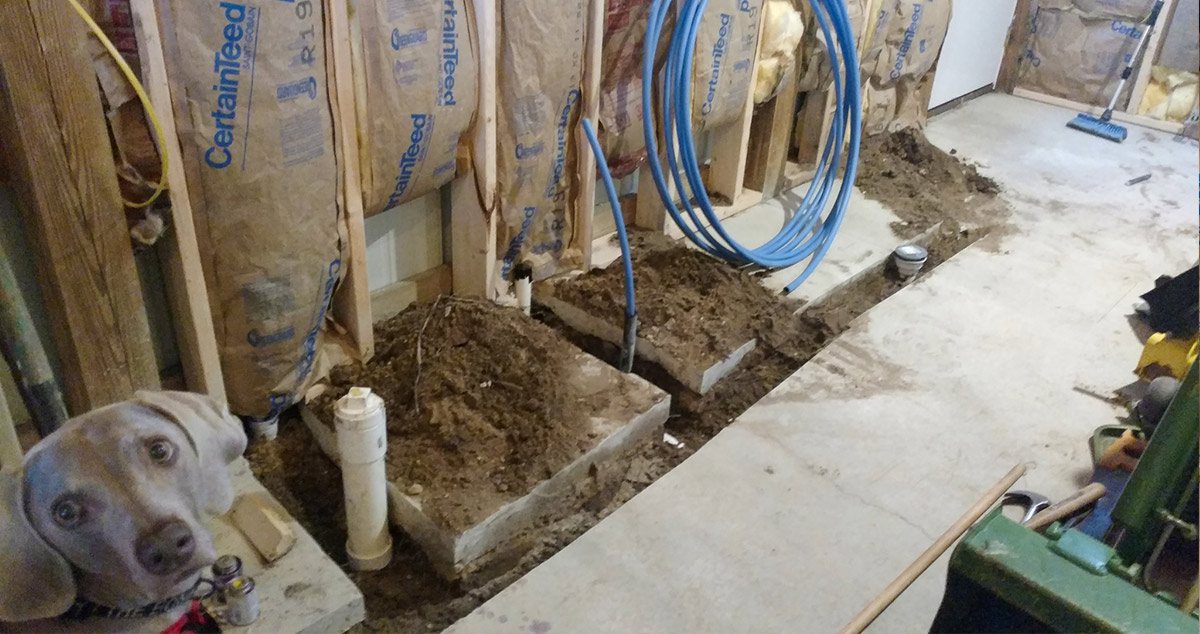 Pole Barn Bathroom - Project by Howard at Menards®