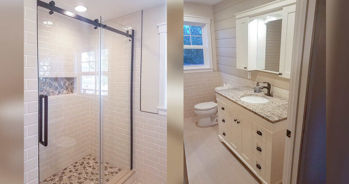 Bathroom Remodel with Laundry Chute - Project by Jennifer at Menards®