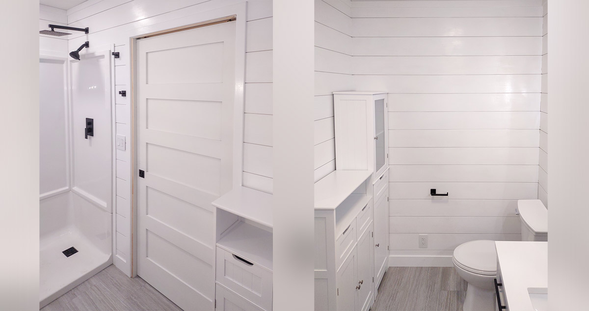 Bathroom Remodel with Laundry Chute - Project by Jennifer at Menards®