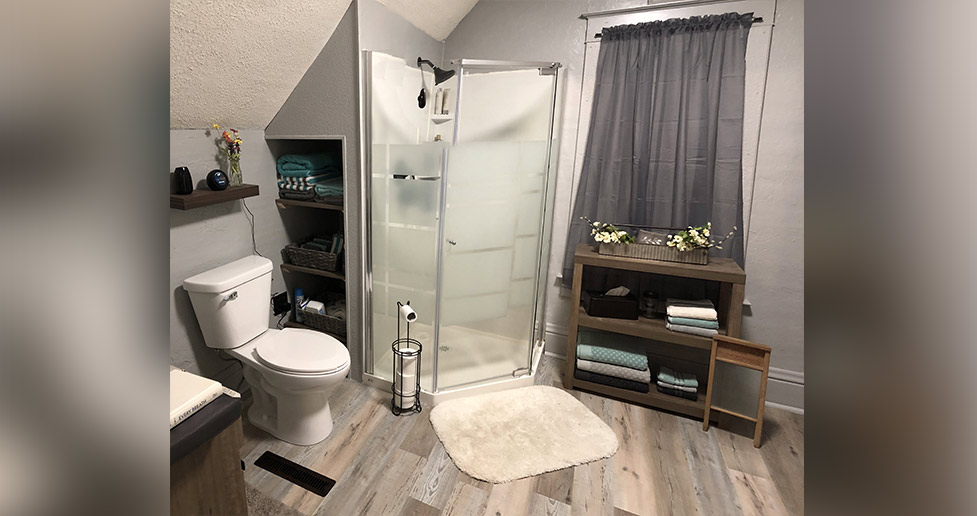 Spare Bedroom Into Bathroom Project by Tracey at Menards®