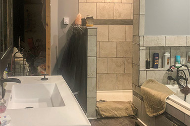 Bathroom Remodel with Laundry Chute - Project by Jennifer at Menards®