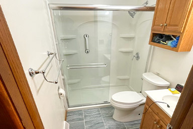 Bathroom Remodel with Laundry Chute - Project by Jennifer at Menards®