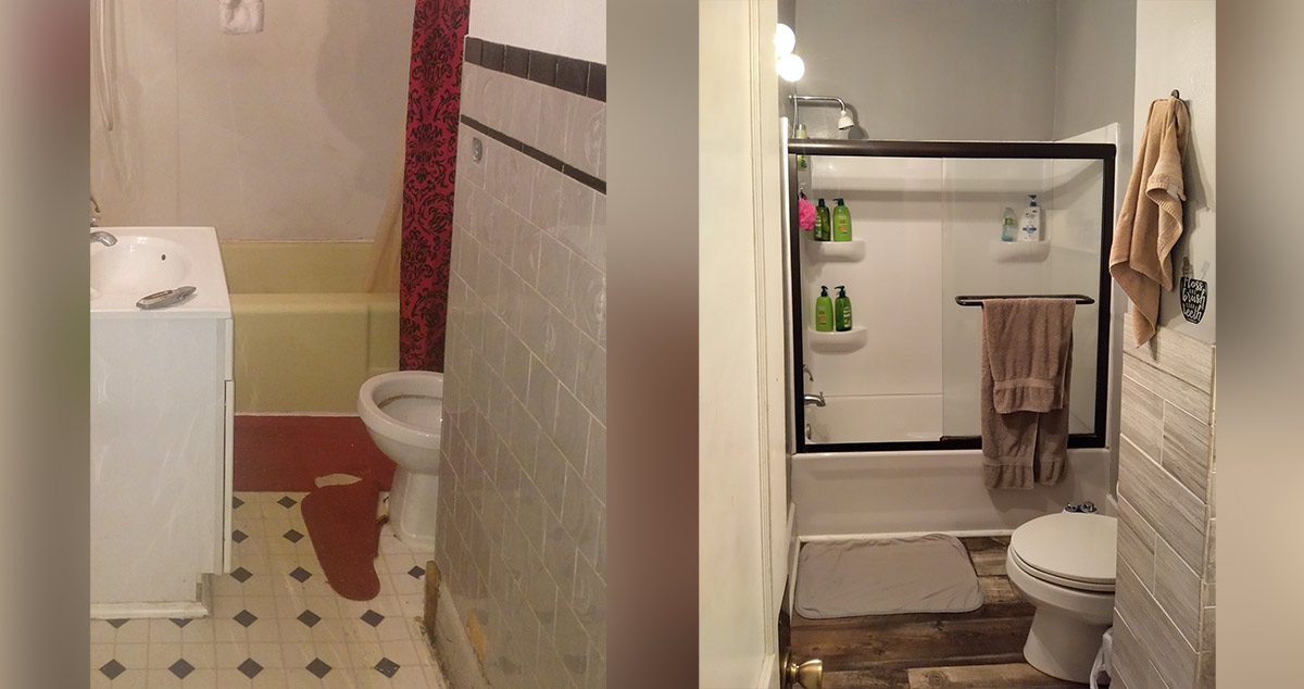 Updated Old Bathroom - Project by Mathew at Menards®