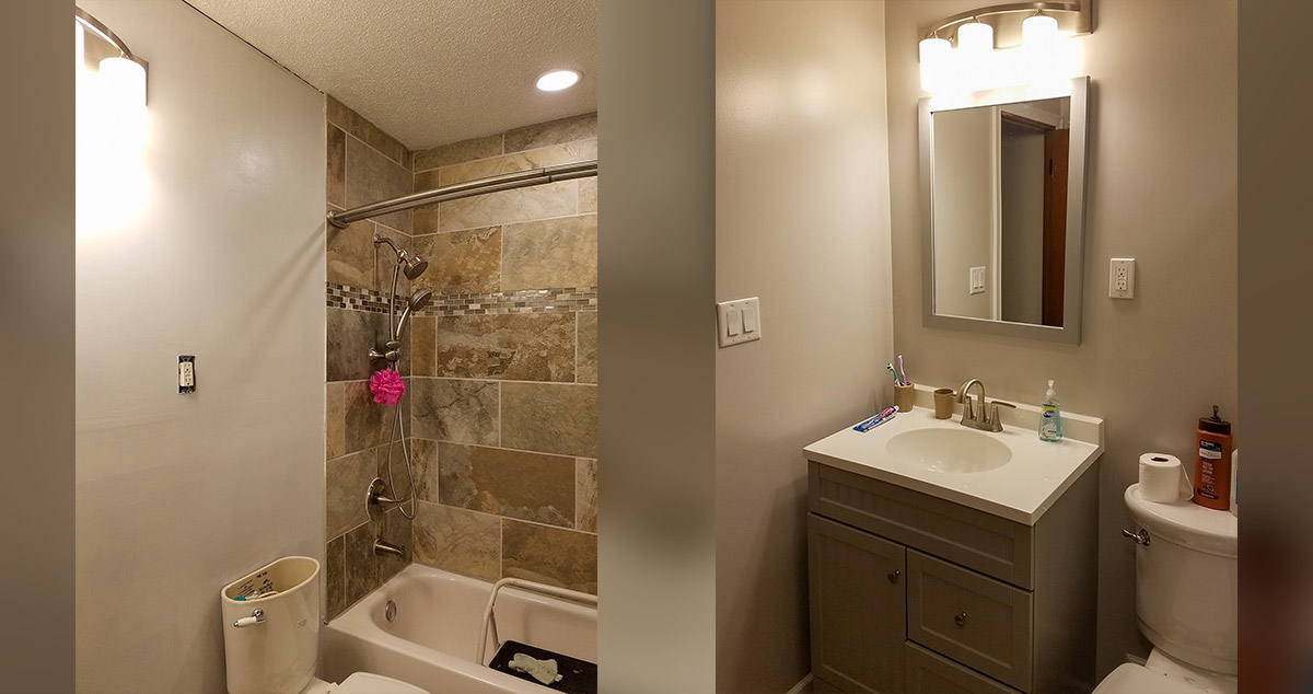 Does Menards Do Bathroom Remodeling Whole Bathroom Remodel - Project by Brian at Menards®