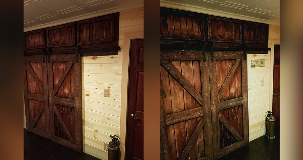 Bedroom Closet Barn Doors Project by Mike at Menards®