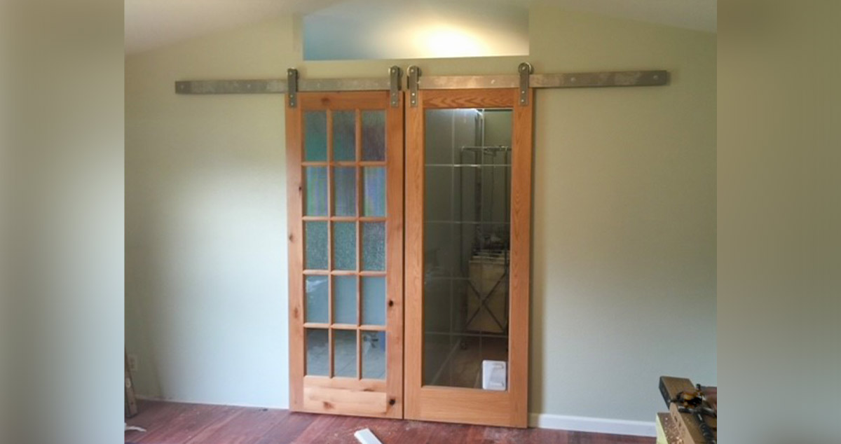Master Bedroom Barn Doors Project by Richard at Menards®