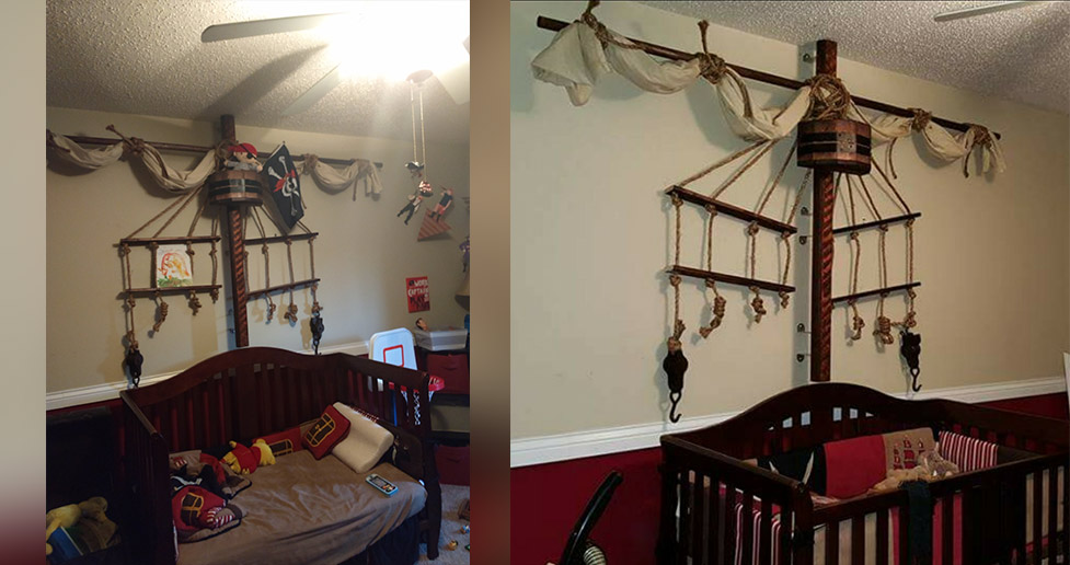 Pirate-Themed Toddler Bedroom - Project by Justin at Menards®