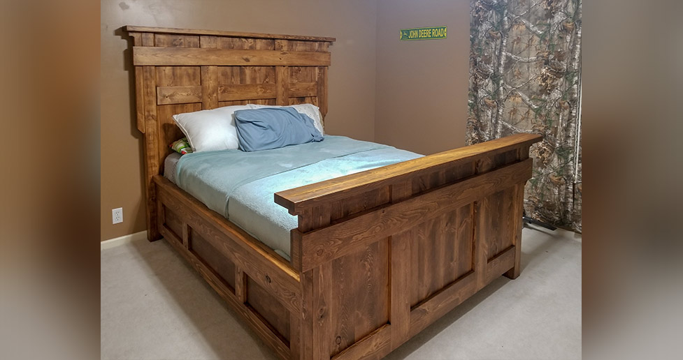 Queen Sized Bed Project by Casey at Menards