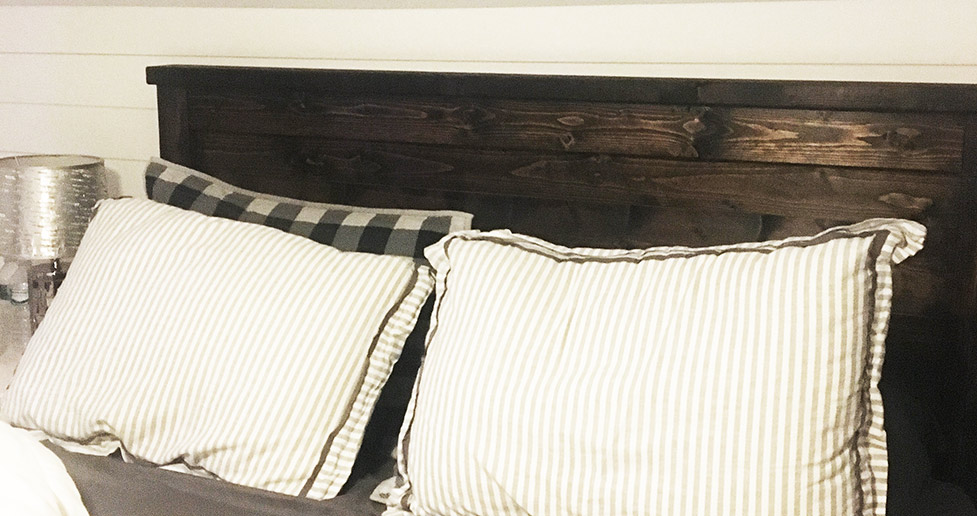 Rustic Headboard Project by Jessica at Menards®
