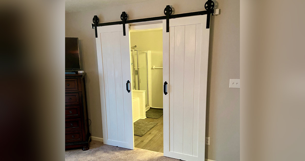 Sliding Barn Doors Project by Lyndsey at Menards®