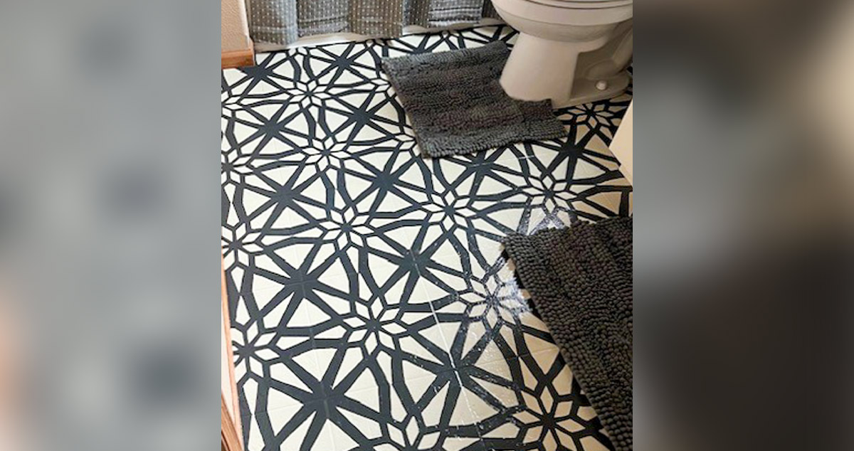 Painted Linoleum Floors Project by Erin at Menards®