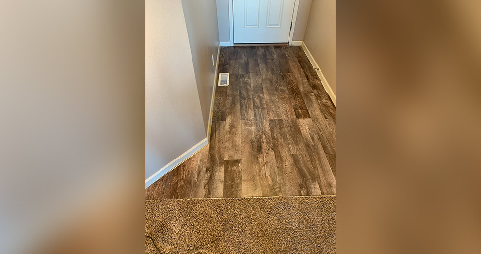 Vinyl Flooring Entryway Project by Eric at Menards®