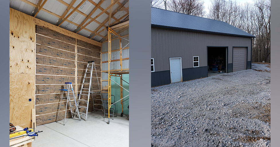 Pole Barn Insulation Job Project by Ken at Menards®