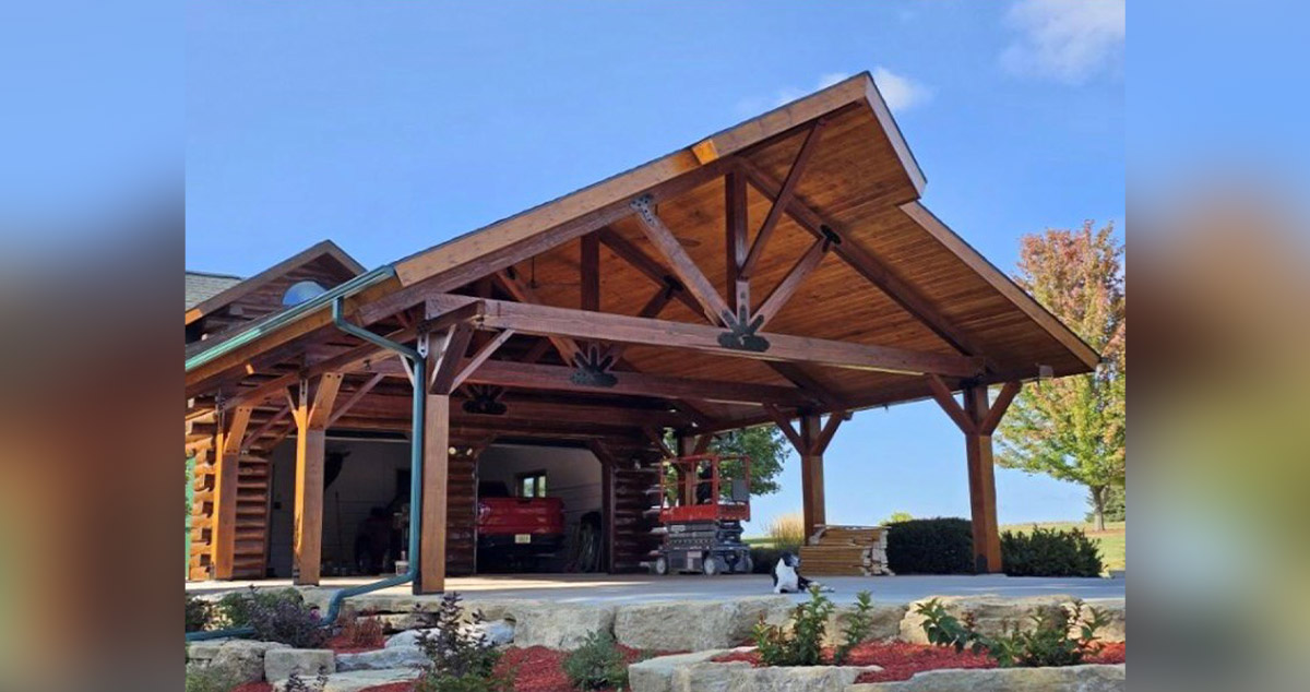 Timber Carport Project by Building Arts by Jimmy Z at Menards®