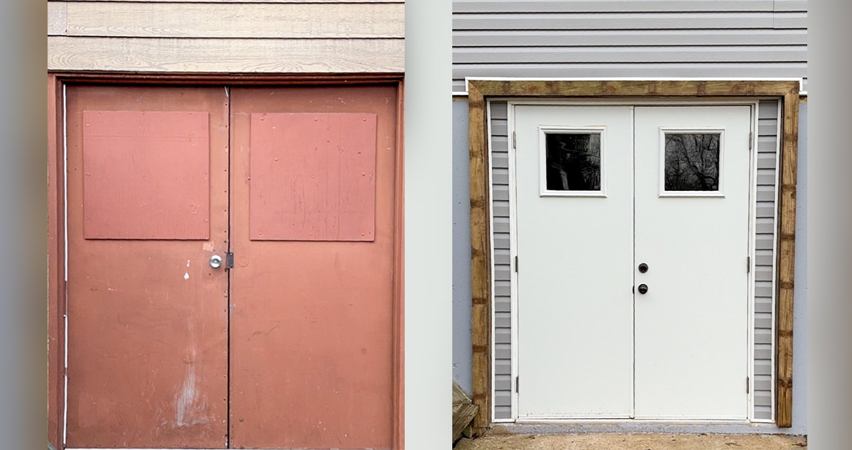 Basement Door Replacement Project by Dylan at Menards®