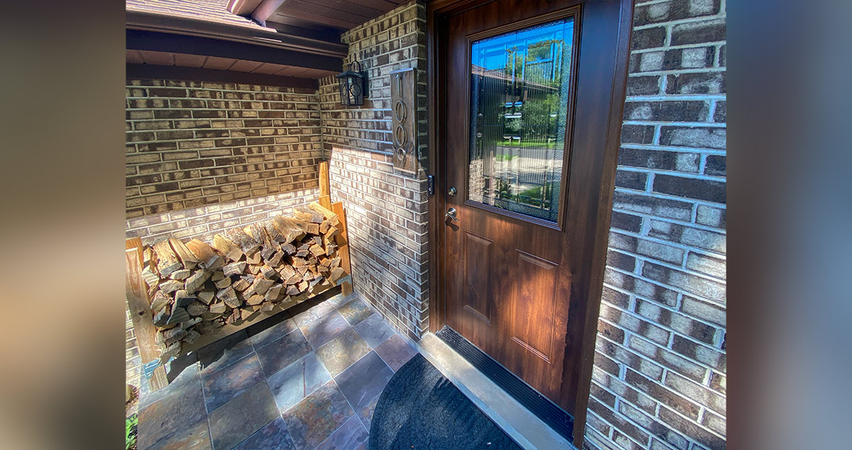 Boring to Beautiful Entryway Project by Bradley at Menards®