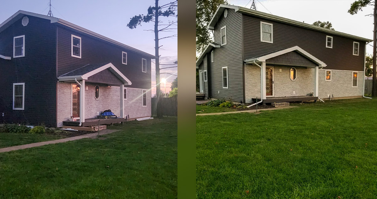 Exterior Home Makeover - Project by Brandon at Menards®