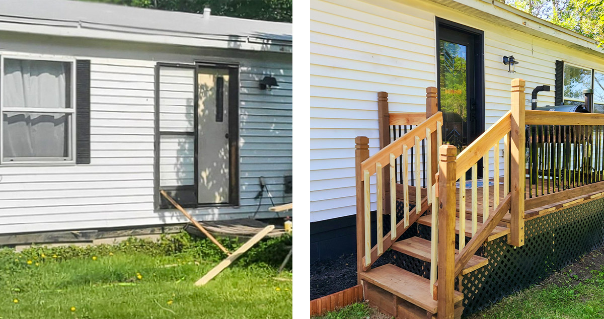 Front Door Dazzler Project by Jess at Menards®