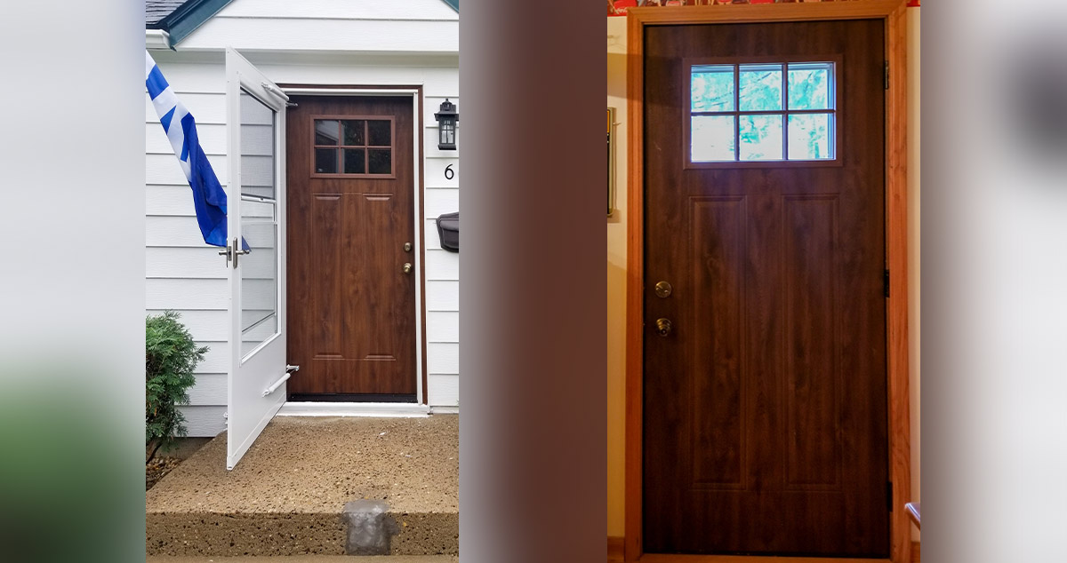 Front Entrance Door Replacement Project by Manuel at Menards®