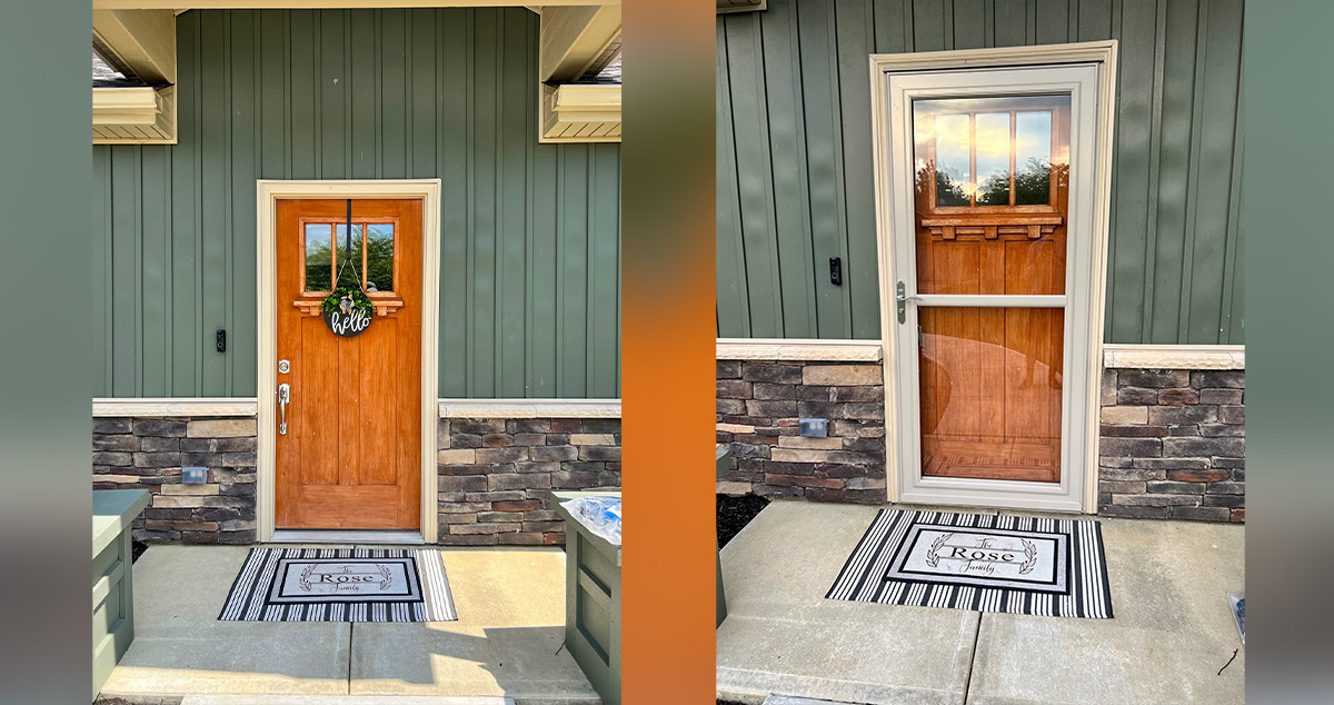 LARSON® Storm Door Project by Jared at Menards®
