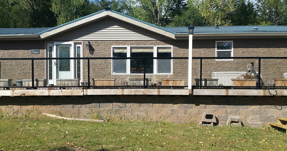 Retaining Wall, Siding & Roof Project by Wendy at Menards®