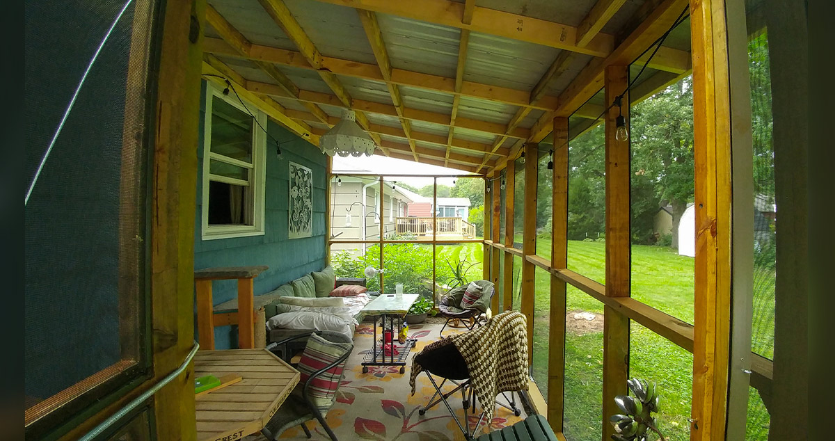 ScreenedIn Porch Project by Garrett at Menards®