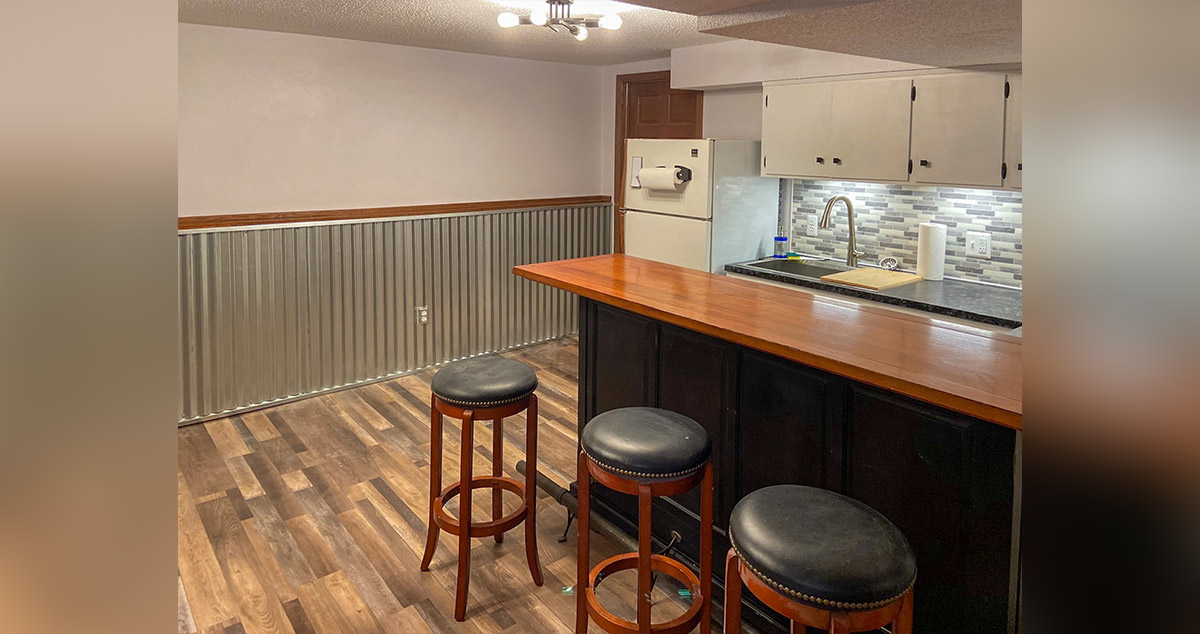 Basement Kitchenette - Project by Jamie at Menards®