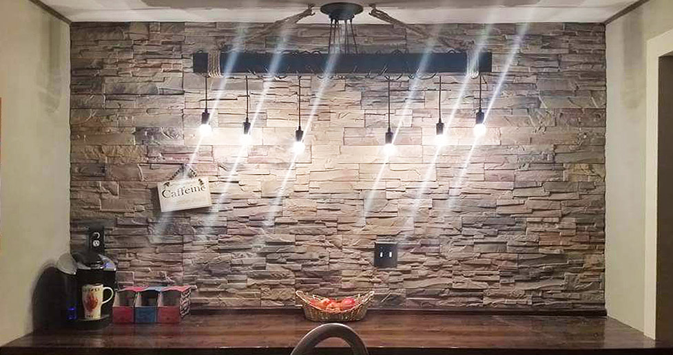 Coffee Bar Accent Wall Project by Tim at Menards®