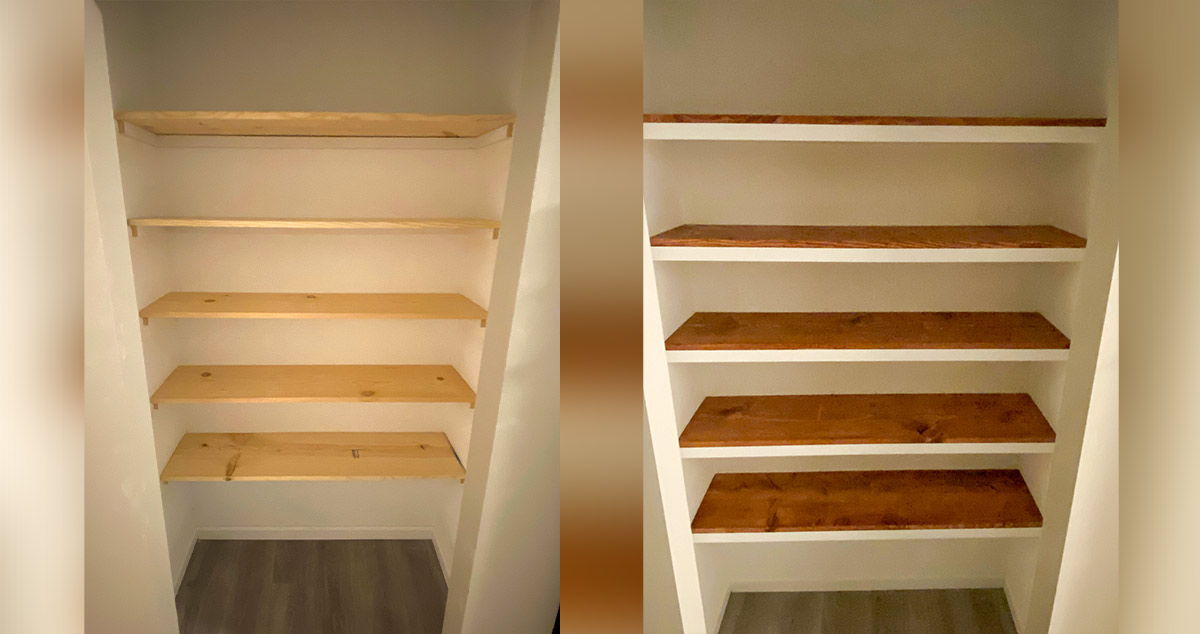 Kitchen Pantry Shelving Project by Austin at Menards