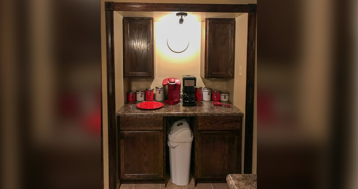 Kitchen with Coffee Bar Project by Michael at Menards®