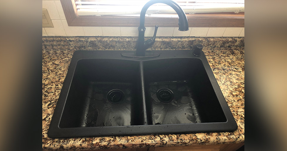 Tuscany Kitchen Sink Project by Mike & Linda at Menards®