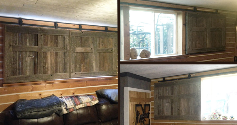 Barn Door Window Treatment Project by Bill at Menards®