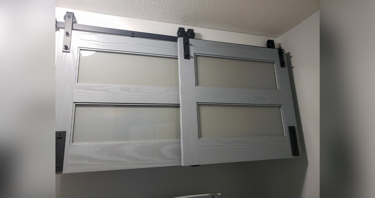 Over Washer & Dryer Project by Donald at Menards®